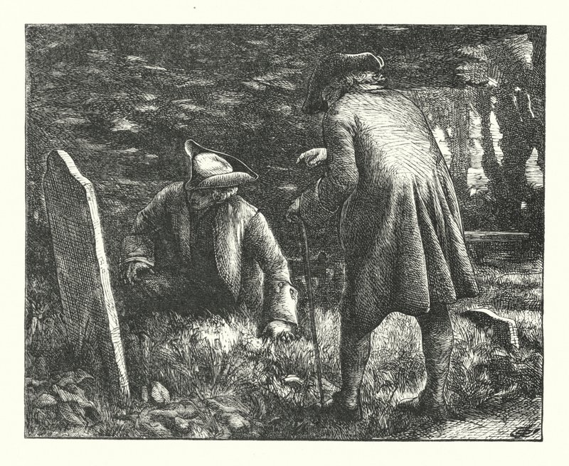 Elegía escrita en un cementerio de campo de James Dawson Watson