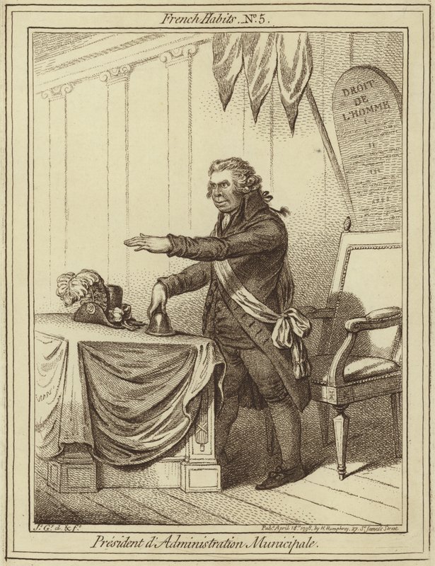 Caricatura de John Horne Tooke de James Gillray