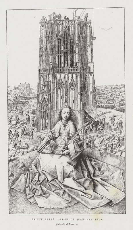 Santa Bárbara, 1437 de Jan van Eyck