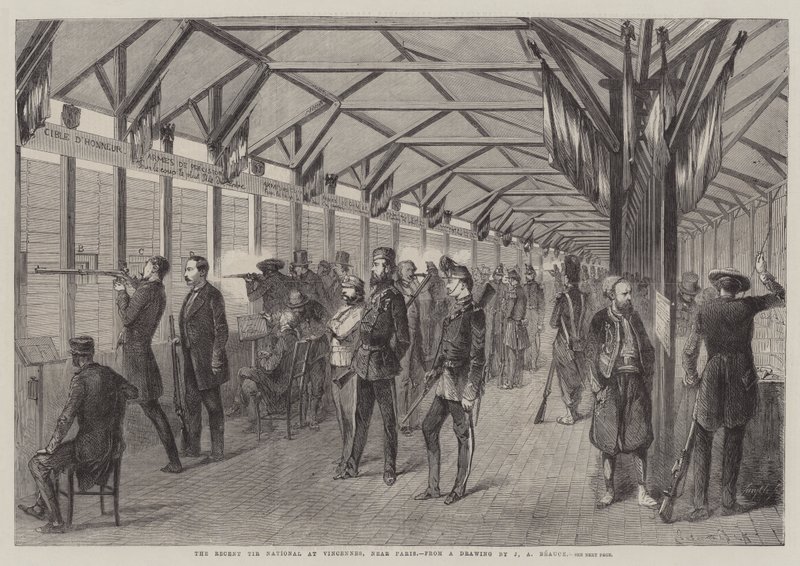 El reciente Tir National en Vincennes, cerca de París de Jean Adolphe Beauce