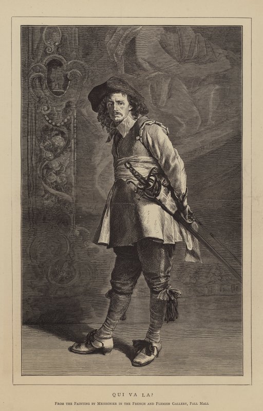 ¿Quién va allá? de Jean Louis Ernest Meissonier