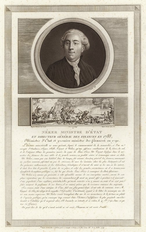Retrato de Jacques Necker de Jean Duplessi Bertaux