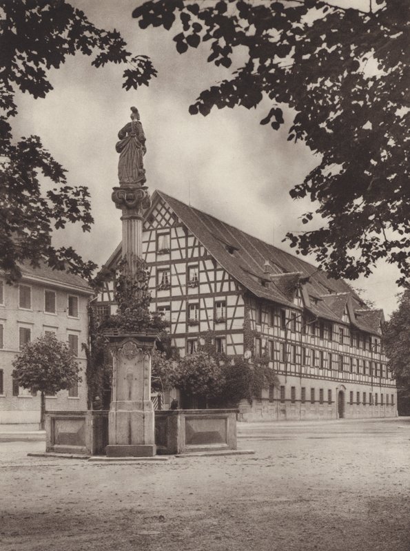 Suiza: Winterthur, el antiguo cuartel (foto en blanco y negro) de Jean Gaberell