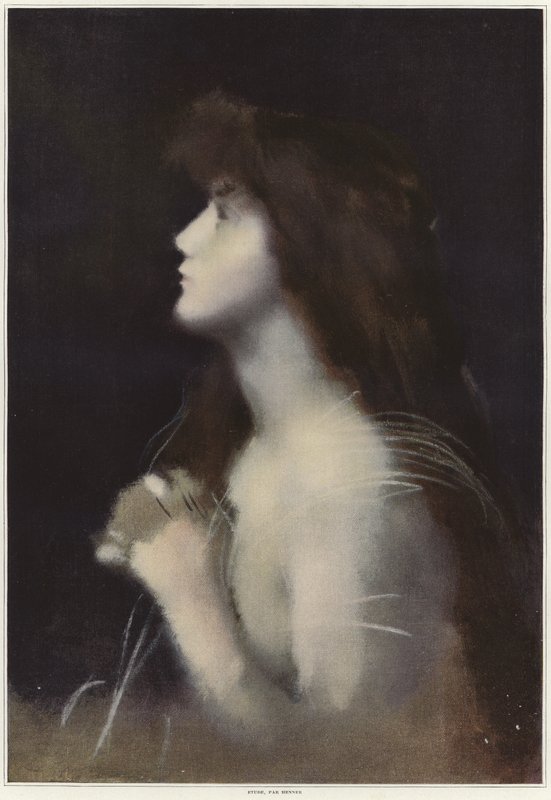 Estudio de una mujer de Jean Jacques Henner