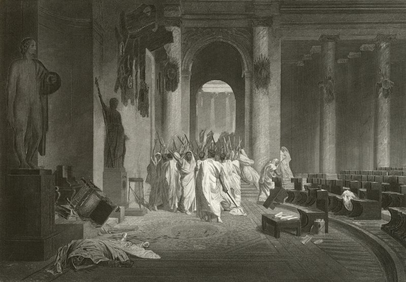 Muerte de Julio César, 44 a.C. de Jean Leon Gerome