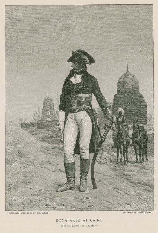 Napoleón en El Cairo de Jean Leon Gerome