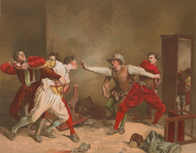 La Rixe de Jean Louis Ernest Meissonier
