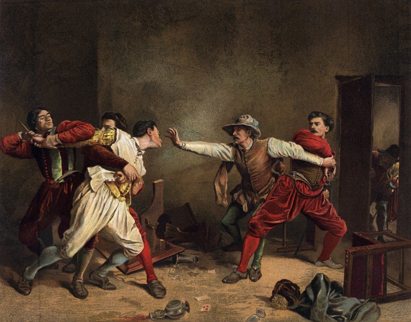 La Pelea de Jean Louis Ernest Meissonier