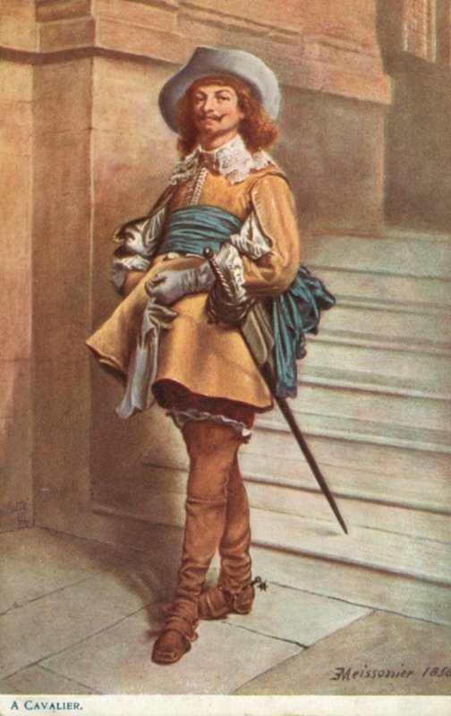 Un caballero de Jean Louis Ernest after Meissonier