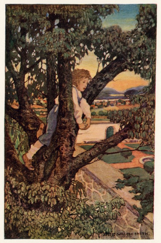 Tierras extranjeras (litografía en color) de Jessie Willcox Smith