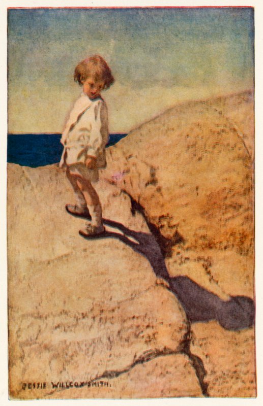 Mi sombra (litografía en color) de Jessie Willcox Smith
