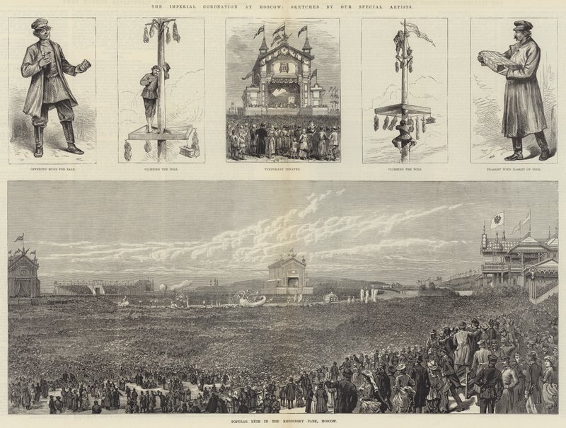 La coronación imperial en Moscú de Johann Nepomuk Schonberg