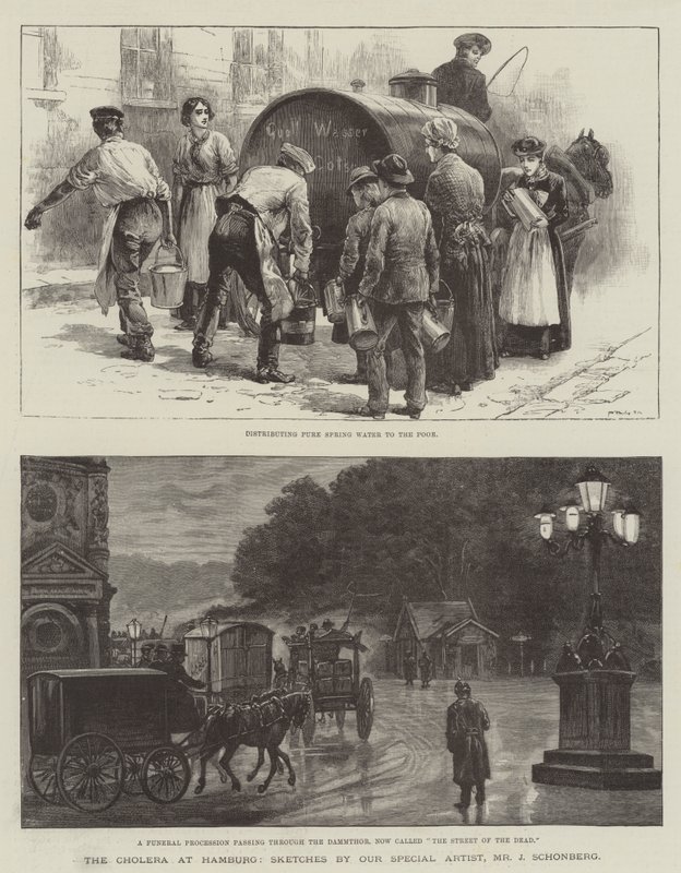 El cólera en Hamburgo de Johann Nepomuk Schonberg