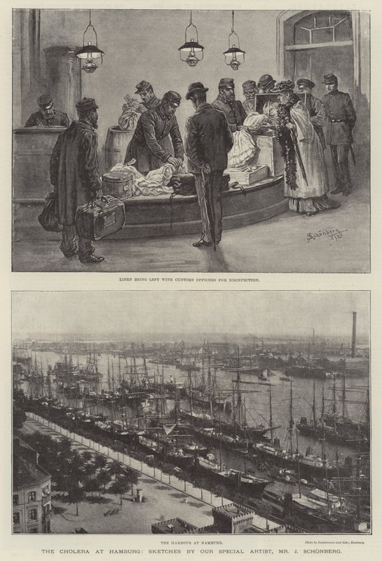 El cólera en Hamburgo de Johann Nepomuk Schonberg