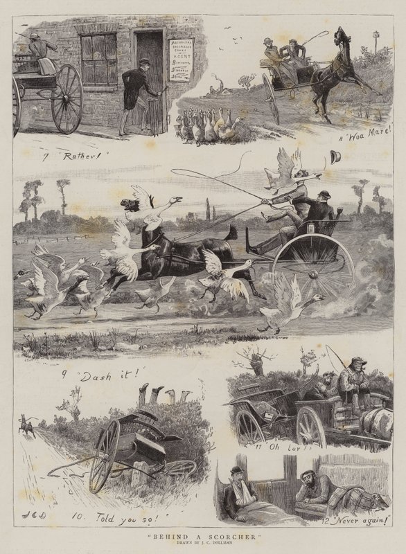 Detrás de un velocista de John Charles Dollman