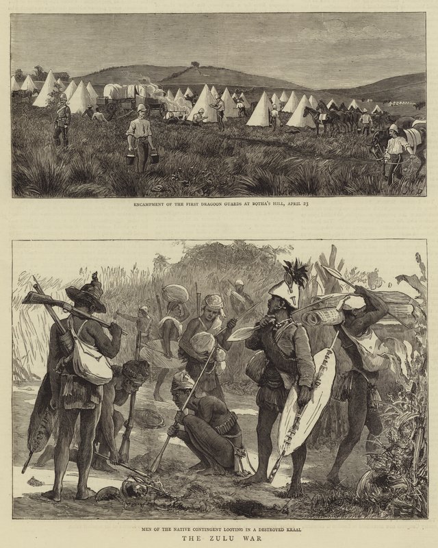 La guerra zulú de John Charles Dollman