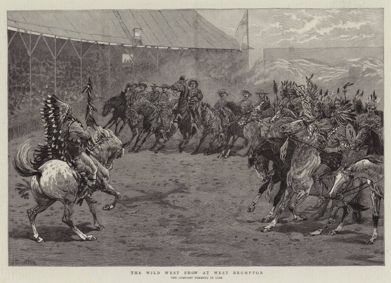 El espectáculo del salvaje oeste en West Brompton de John Charlton