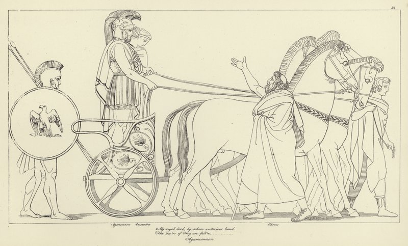 Agamenón de John Flaxman