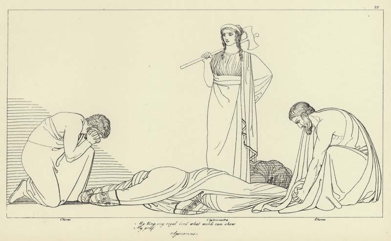 Agamenón de John Flaxman