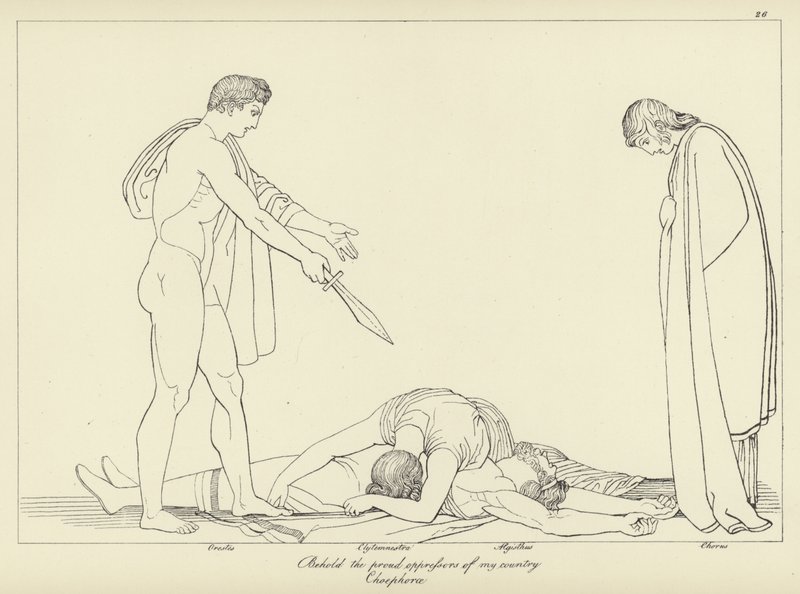 Orestes de John Flaxman
