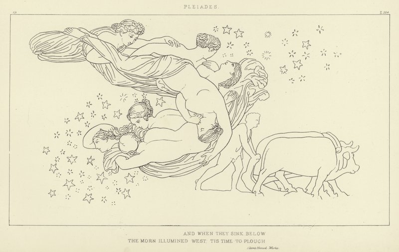 Pléyades de John Flaxman