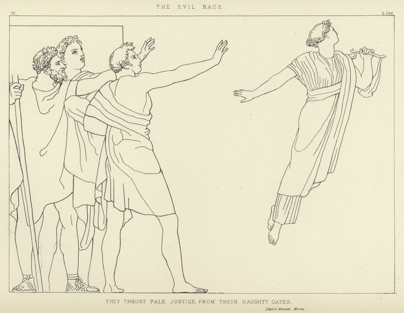 La raza malvada de John Flaxman