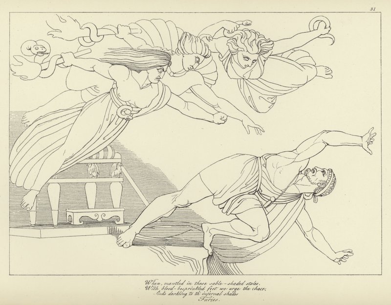 Las Furias de John Flaxman