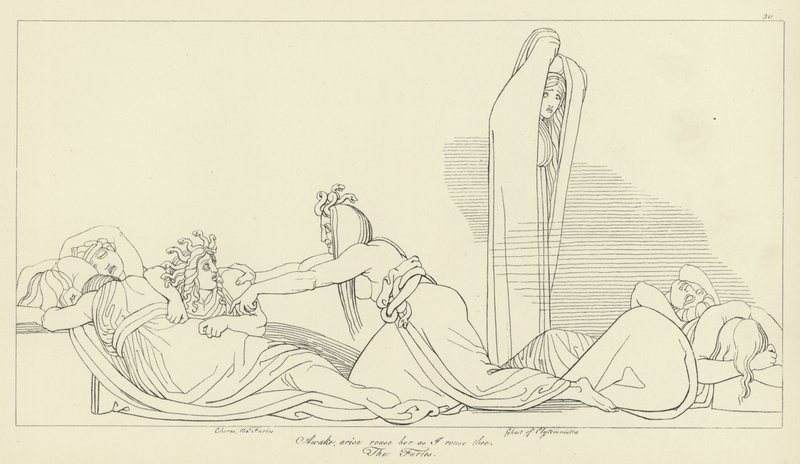 Las Furias de John Flaxman