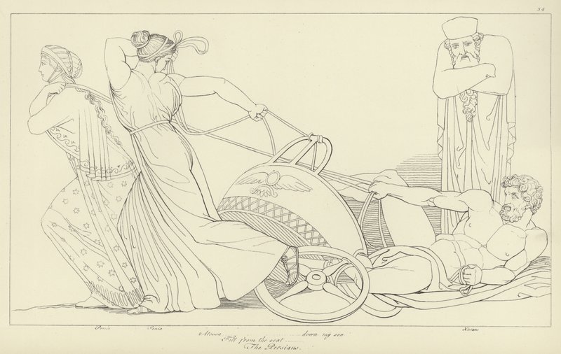 Los persas de John Flaxman