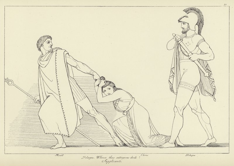 Los suplicantes de John Flaxman