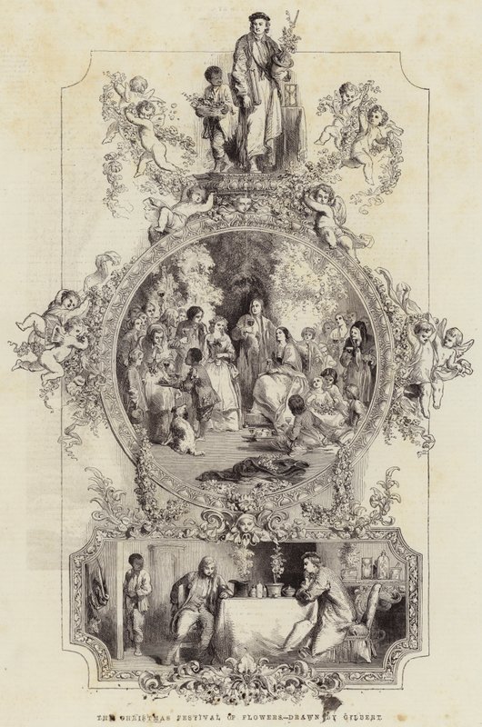 El festival navideño de las flores de John Gilbert