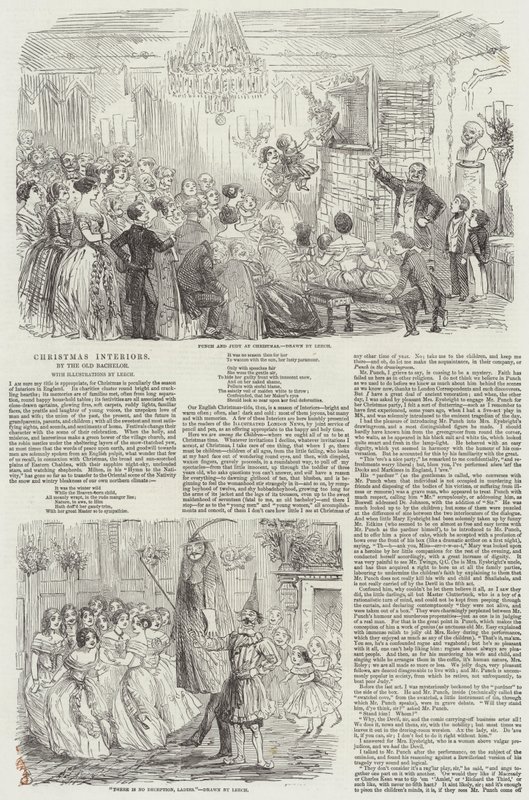 Interiores Navideños de John Leech