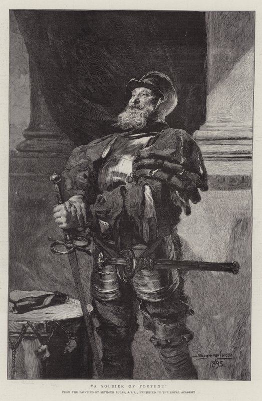 Un Soldado de Fortuna de John Seymour Lucas