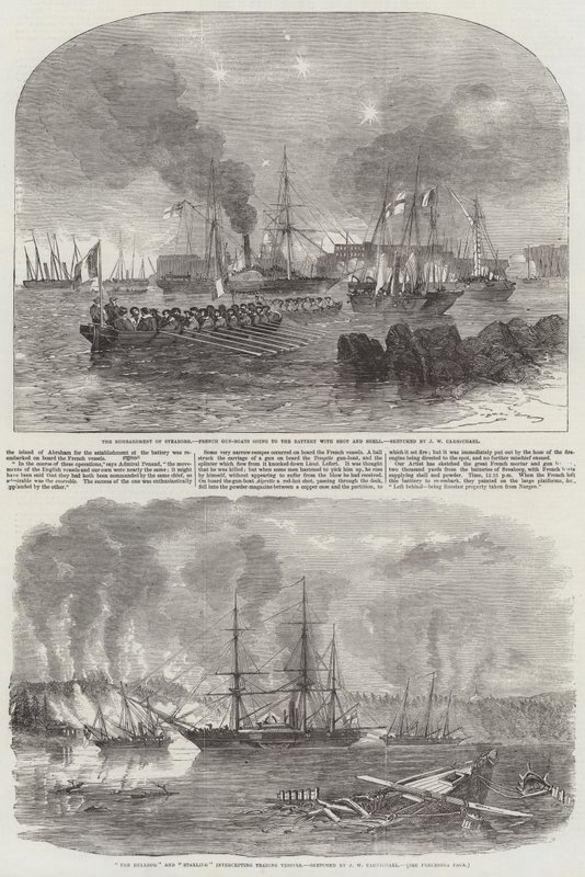 El Bombardeo de Sveaborg de John Wilson Carmichael