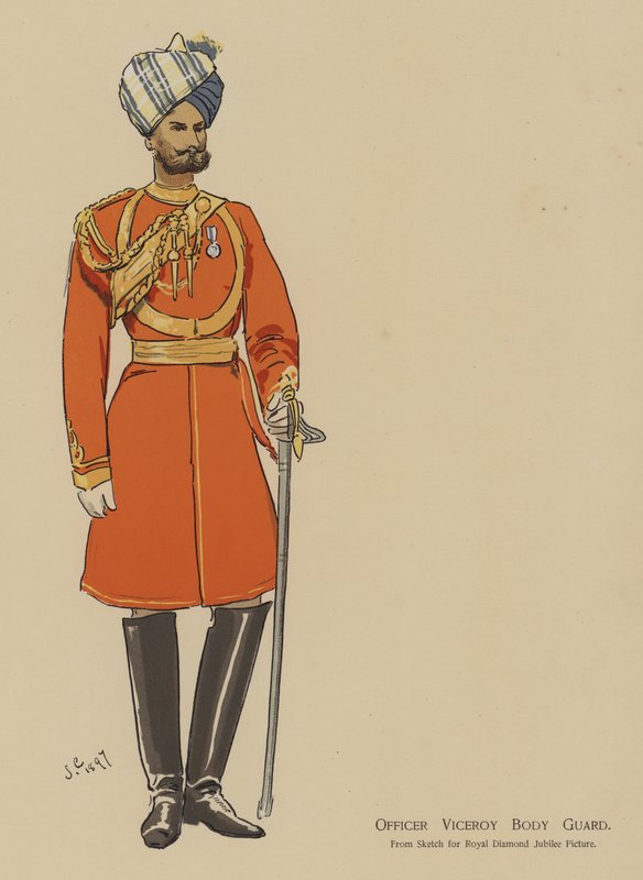 Oficial de la Guardia del Virrey de John (after) Charlton