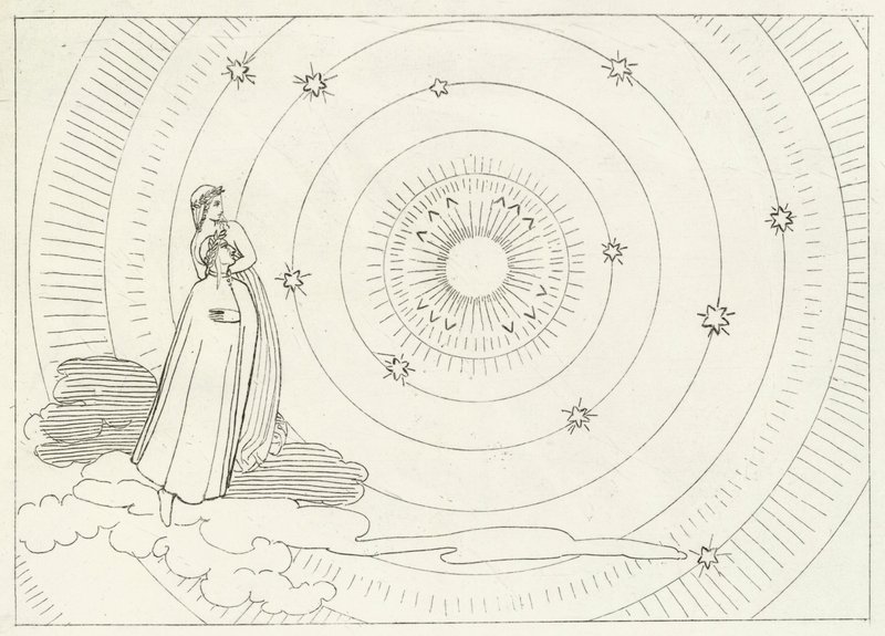 El Empíreo, Paraíso, Canto 28 de John (after) Flaxman