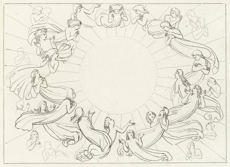 El Sol, Paraíso, Canto 12 de John (after) Flaxman