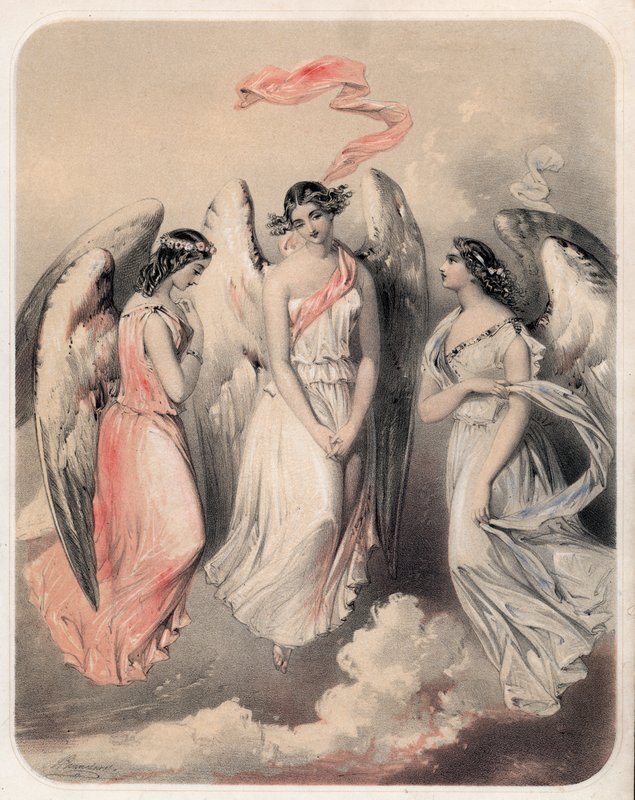 Tres ángeles de John Brandard