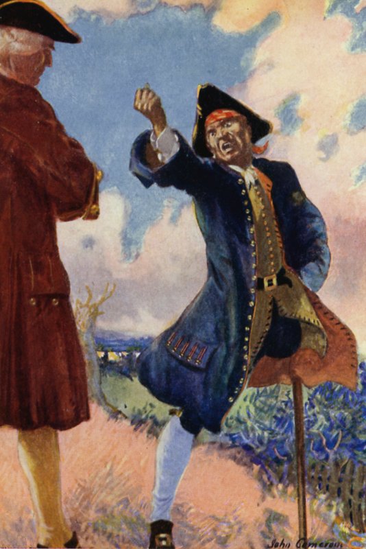 Ilustración para La Isla del Tesoro de John Cameron