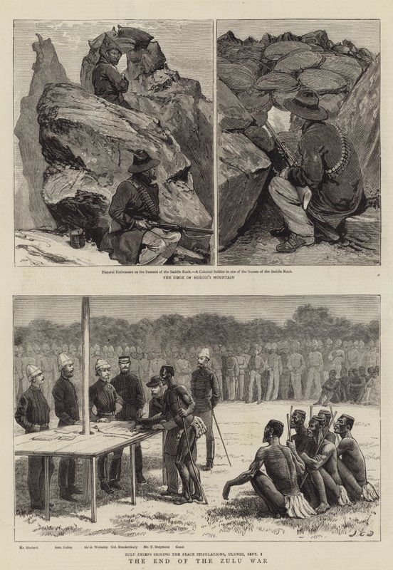 El fin de la guerra zulú de John Charles Dollman