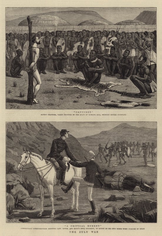 La guerra zulú de John Charles Dollman