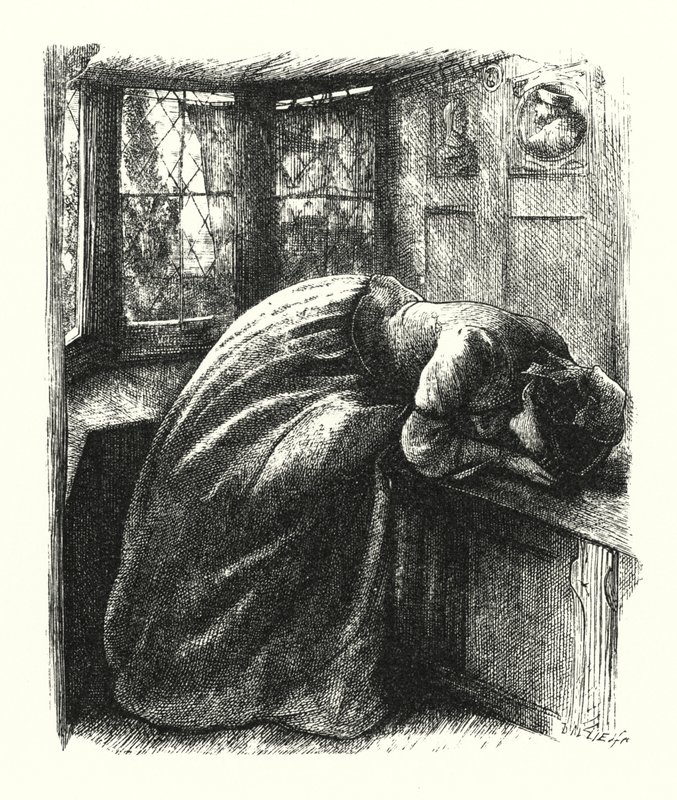 Mariana de John Everett (after) Millais