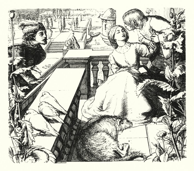 El Sueño Diurno de John Everett (after) Millais