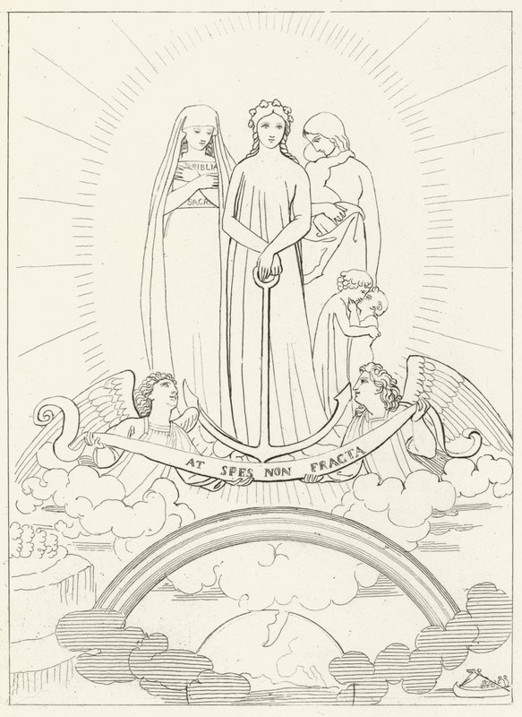 Fe, Esperanza y Caridad de John Flaxman