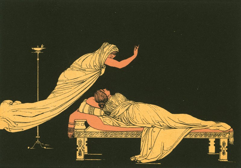 El sueño de Penélope de John Flaxman