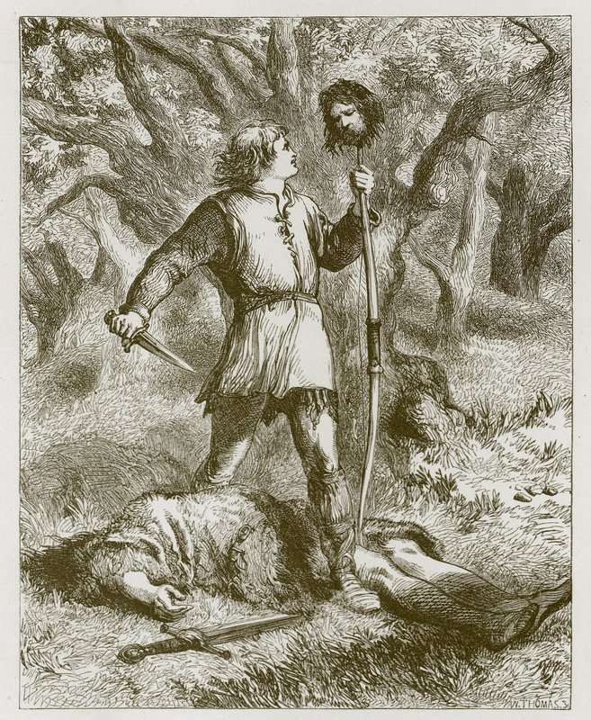 Robin Hood y Guy de Gisborne de John Gilbert