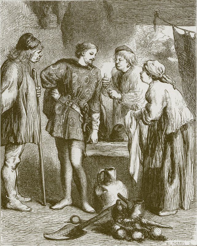 El rey y el molinero de Mansfield de John Gilbert