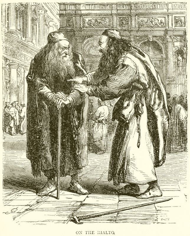El mercader de Venecia: En el Rialto de John Gilbert