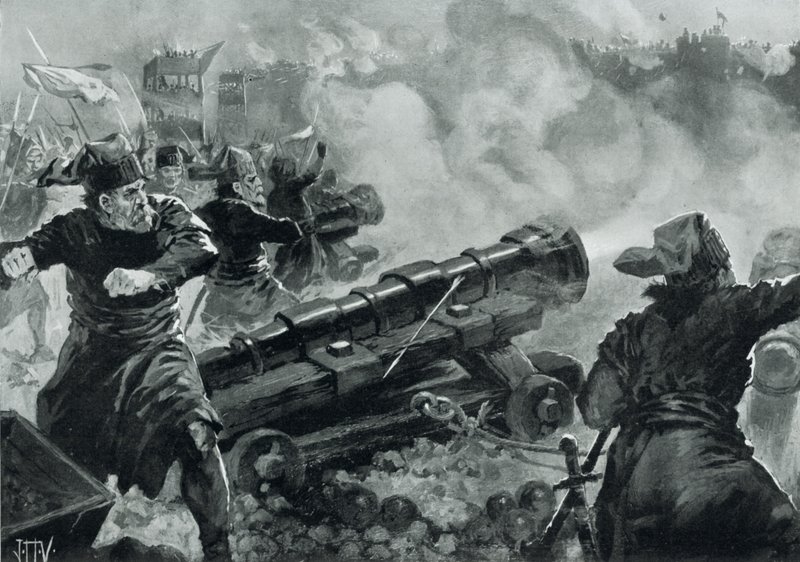 El asedio de Constantinopla por los Turcos de John Harris Valda