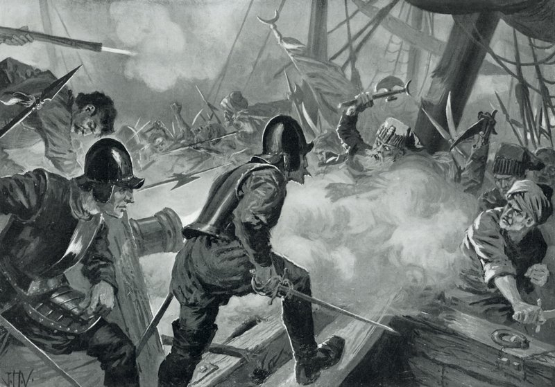 La Batalla de Lepanto de John Harris Valda